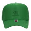 OTTO Cap 5 Panel High Crown Mesh Back Trucker Hat Thumbnail